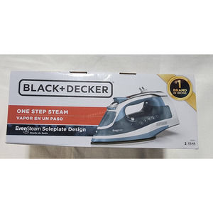 black and decker one step steam iron
